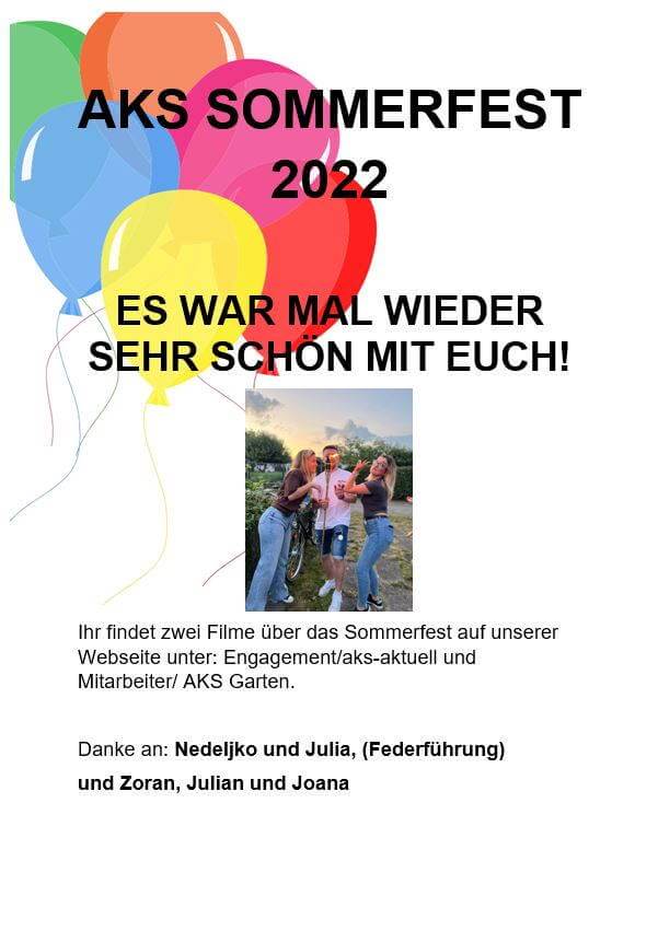 Thank you video Summer party 2022